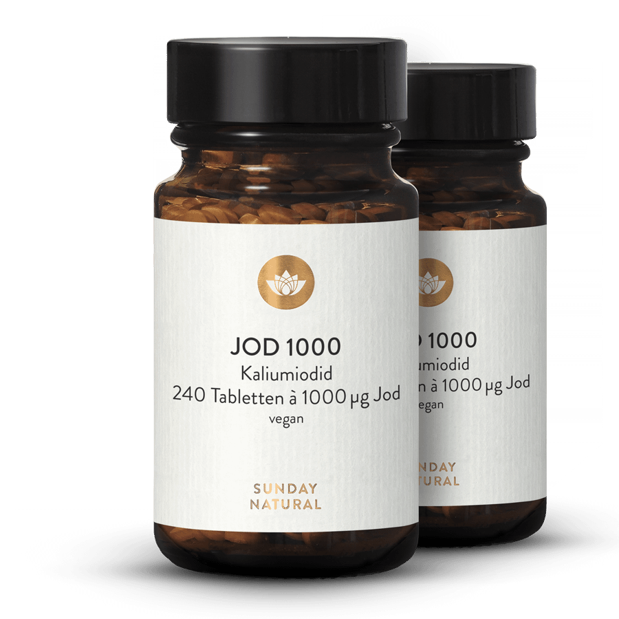 Iode 1000 µg Mini Comprimés Dosage Élevé 2x240 comprimés