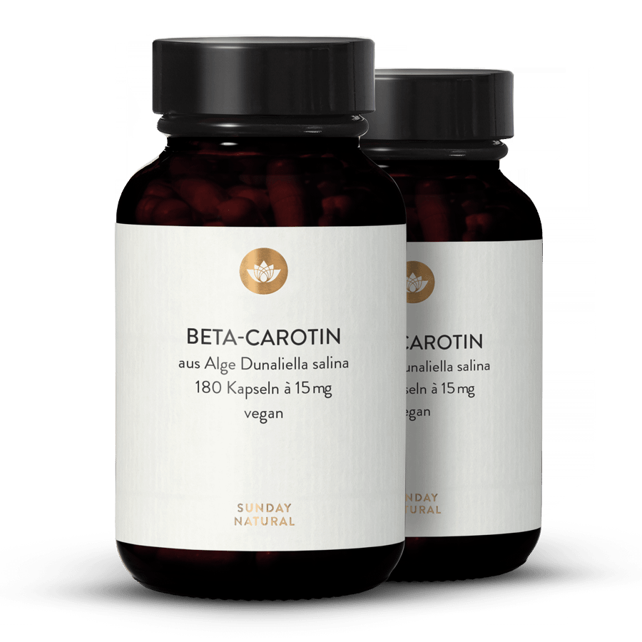 Beta-Carotin 15mg aus Algen 2x180 Kapseln