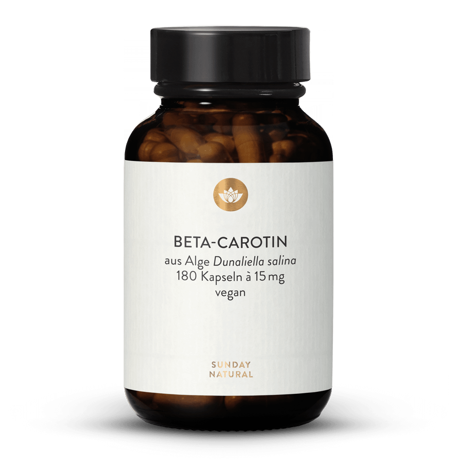 Beta-Carotin 15mg aus Algen 180 Kapseln