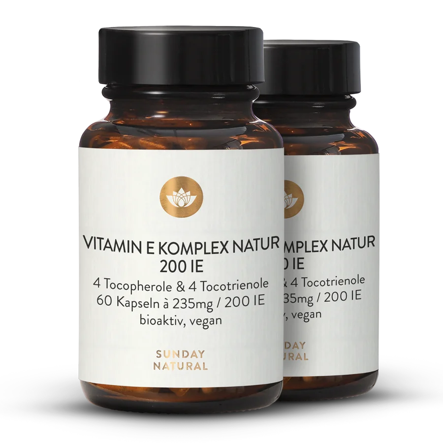 Complexe De Vitamine E Naturelle 200 UI 2 x 60 gélules