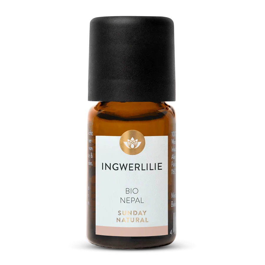 Huile essentielle de gingembre sauvage bio 1 000 m 5 ml