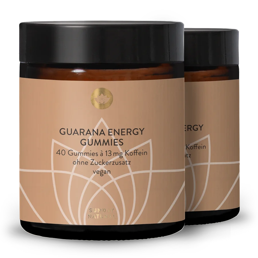 Guarana Caffeine Energy Gummies 2x40 pcs.