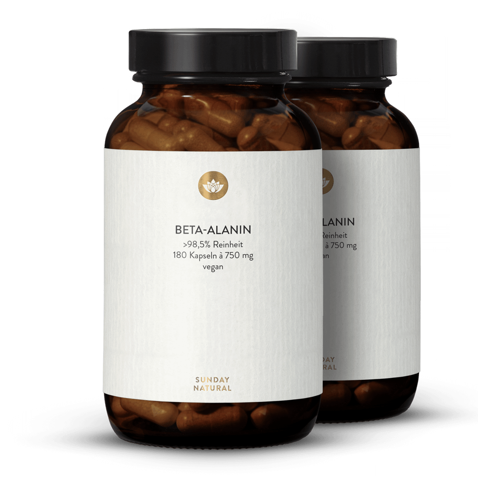 Beta-Alanine 750mg Capsules 2x180 capsules