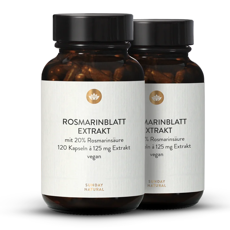 Extrait de feuilles de romarin 2 x 120 gélules