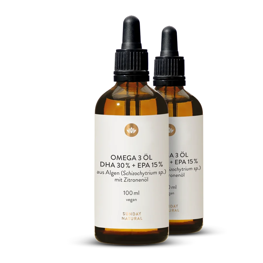 Vegan Omega-3 Oil DHA 30% + EPA 15% 2x100ml