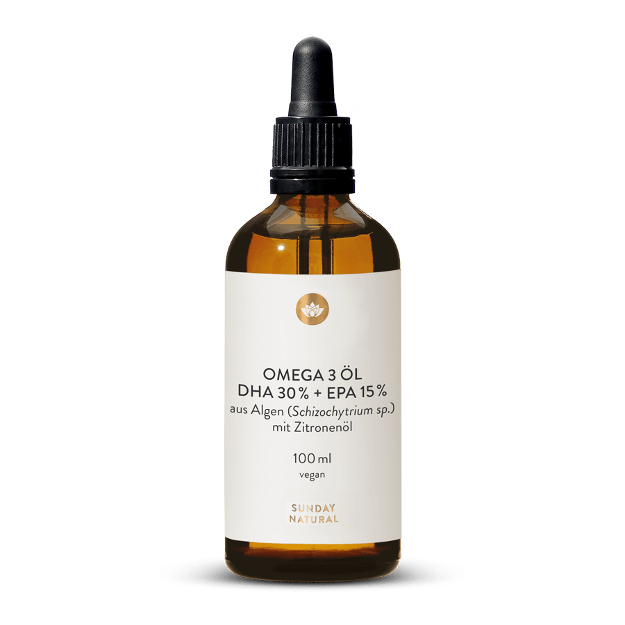 Omega 3 Öl DHA 30% + EPA 15% Vegan 100ml