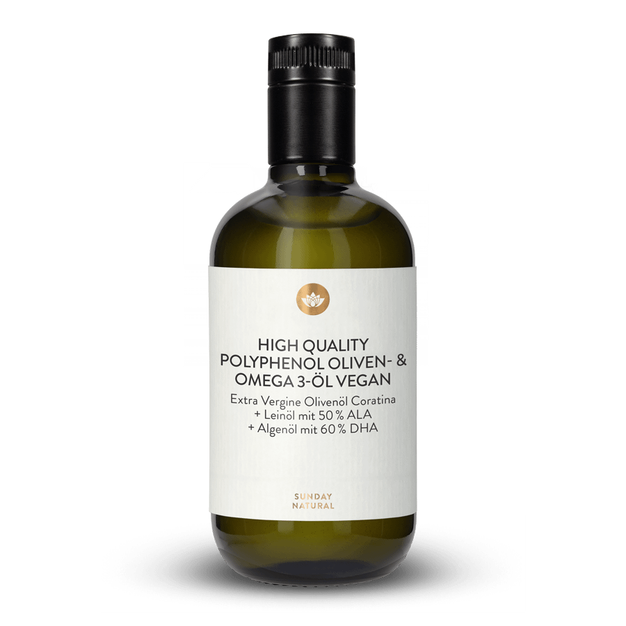 High Quality Polyphenol Oliven- & Omega 3-Öl vegan 250ml