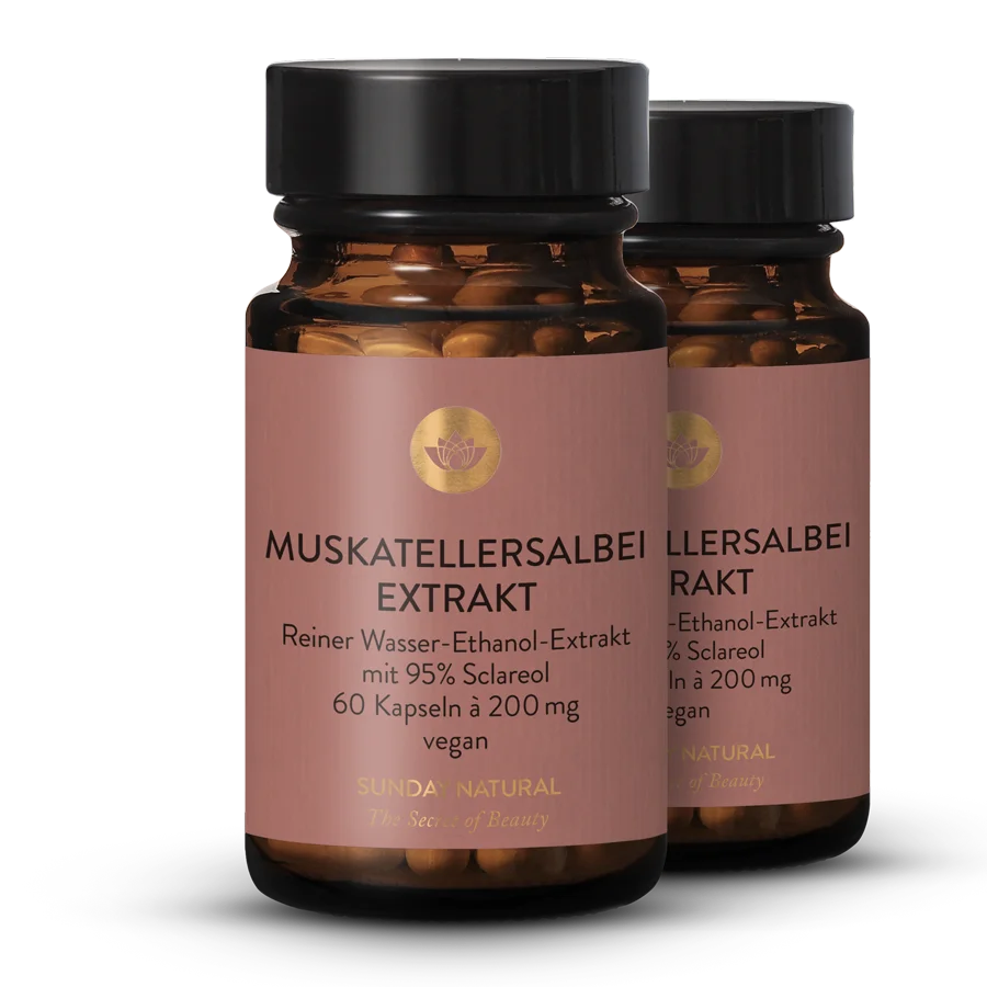 Extrait de sauge sclarée 2 x 60 gélules