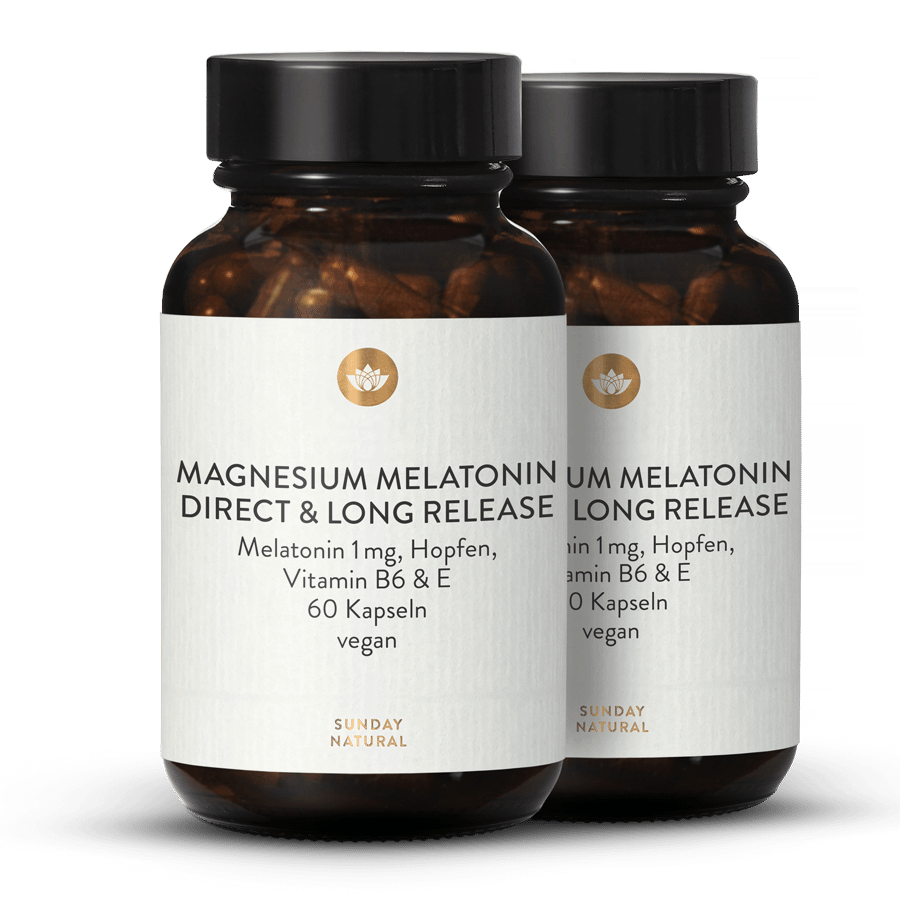 Magnésium & mélatonine 2 x 60 gélules