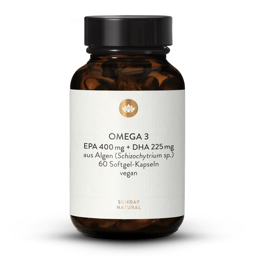 Omega 3 EPA 400 mg + DHA 225 mg Vegan 60 Kapseln