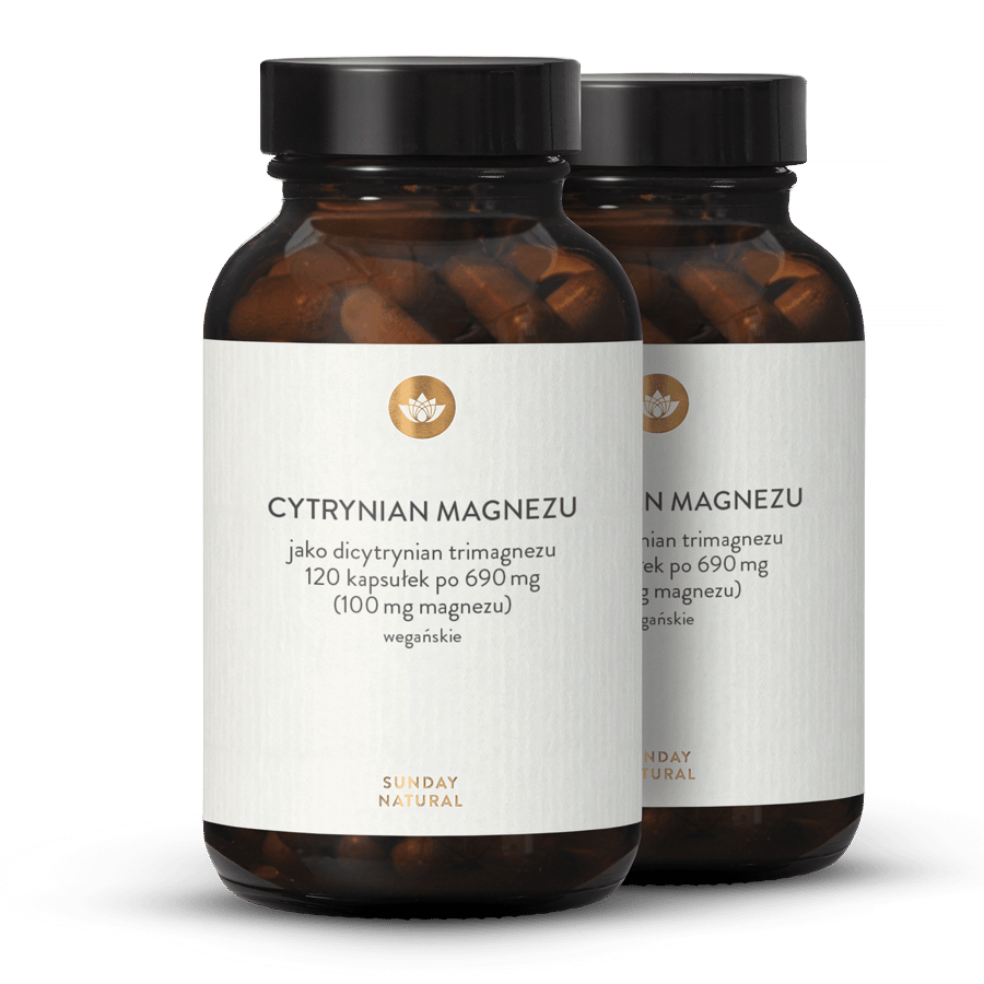 Cytrynian Magnezu Kapsułki 2x120 kapsułek