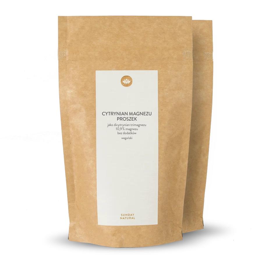 Cytrynian magnezu proszek 2x200 g