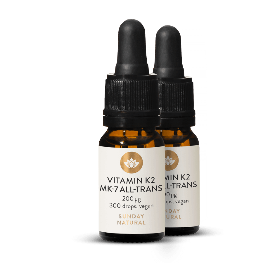 Vitamín K2 200µg MK-7 All-Trans Kapky, Vegan 2x7,8ml