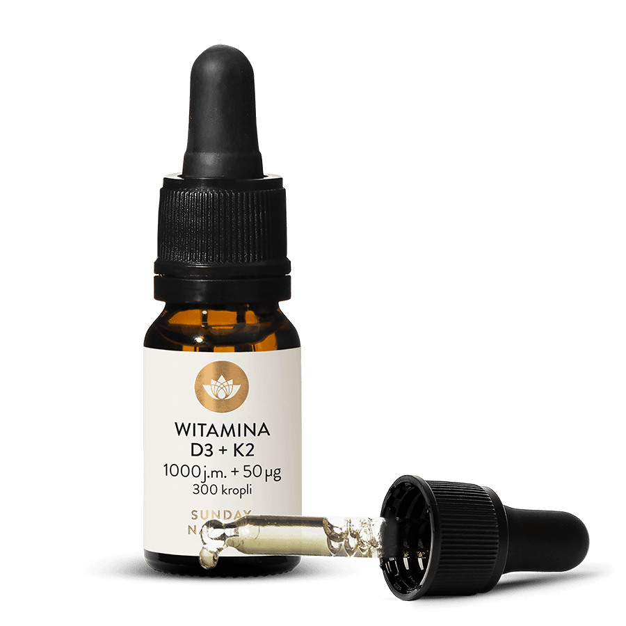Witamina D3 + K2 MK7 1000 j.m. + 50µg all-trans 300 kropli 7.8ml