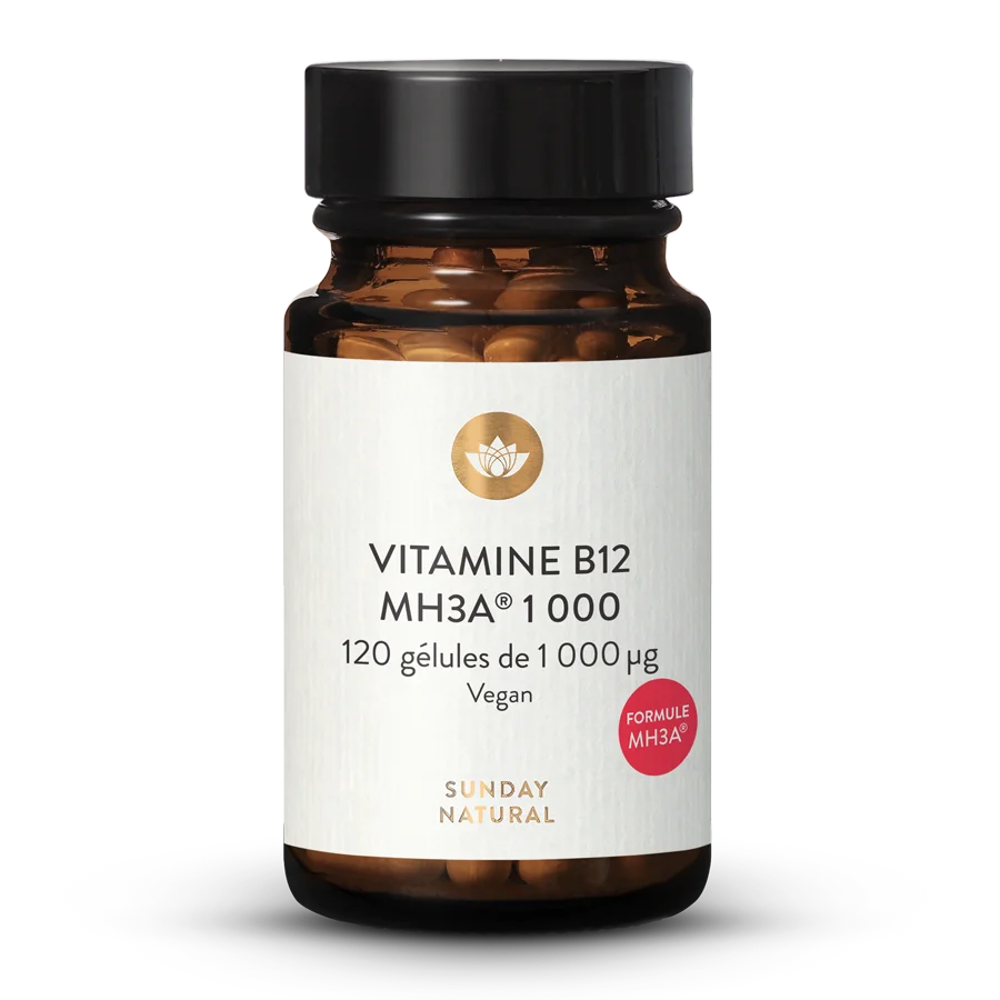 Vitamine B12 1 000 µg Formule MH3A® 120 gélules