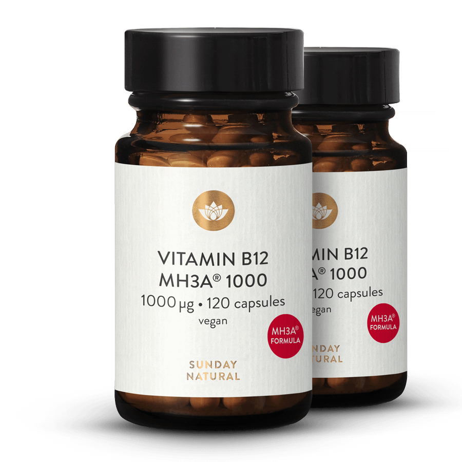 Vitamin B12 MH3A® Formula 1000µg 2x120 capsules