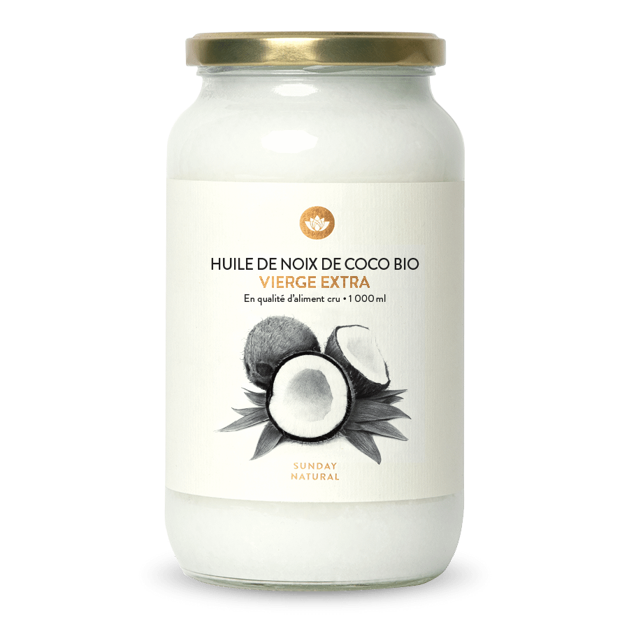 Huile de coco bio extra vierge 1000 ml