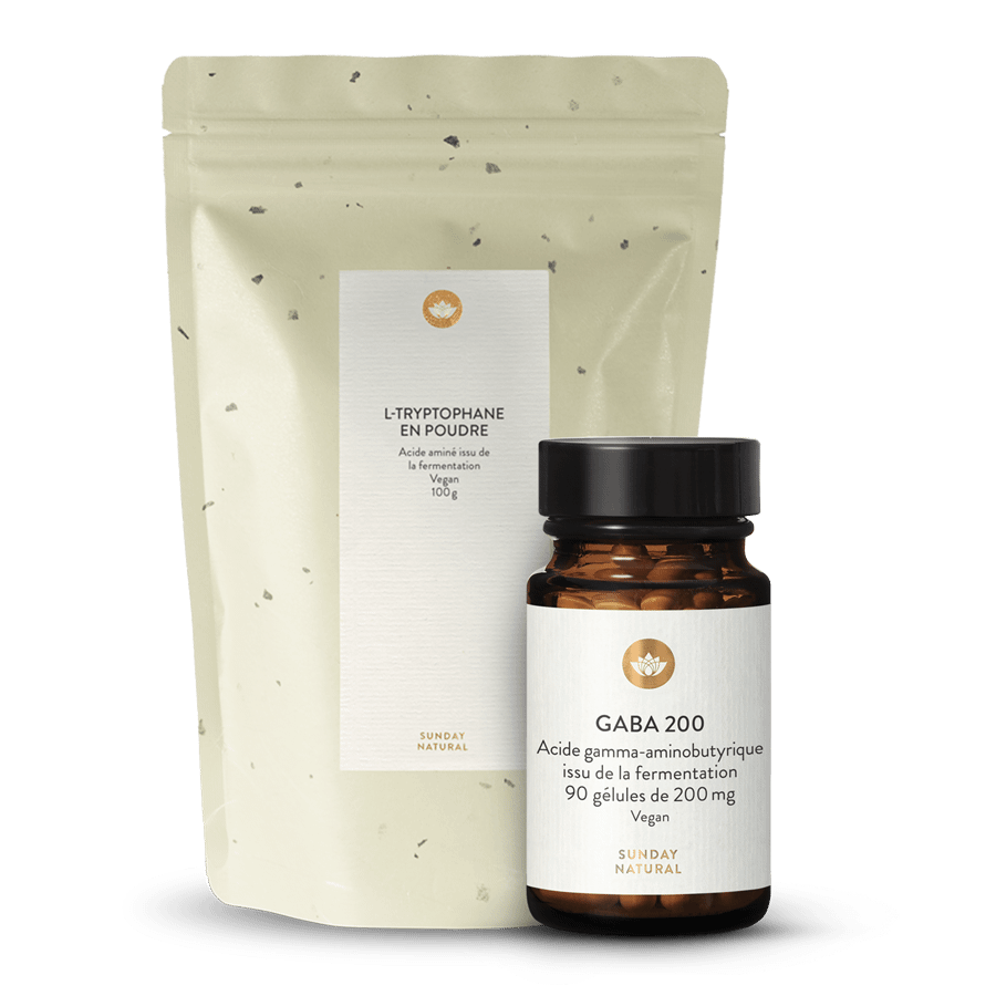 Coffret L-tryptophane + GABA 200 vegan 1 p.