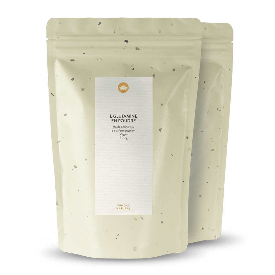 Glutamine en poudre 2 x 300 g