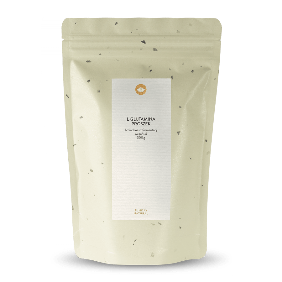 L-glutamina w proszku z fermentacji 300 g