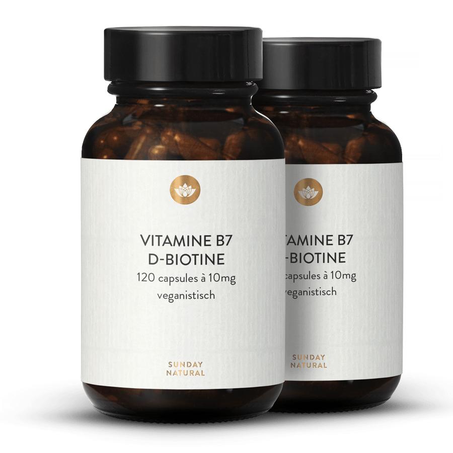 Vitamine B7 D-Biotine hooggedoseerd 2x120 capsules