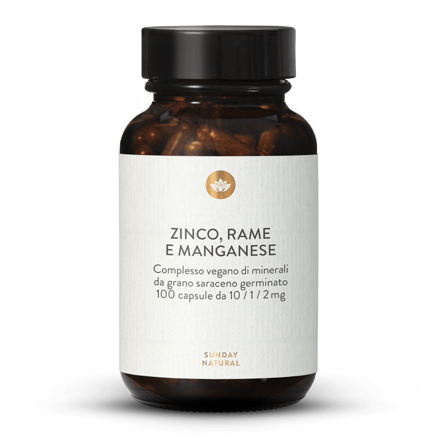 Zinco, rame, manganese in capsule 100 capsule
