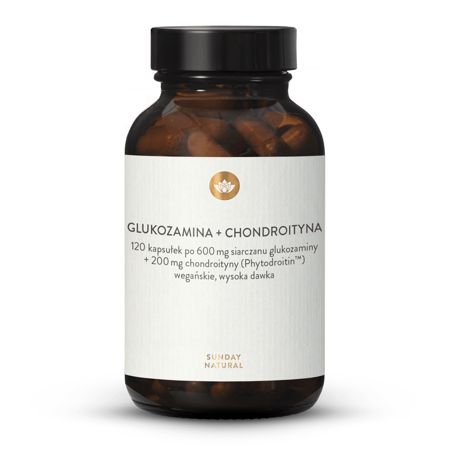 Glukozamina 600mg +  chondroityna 200mg 120 kapsułek