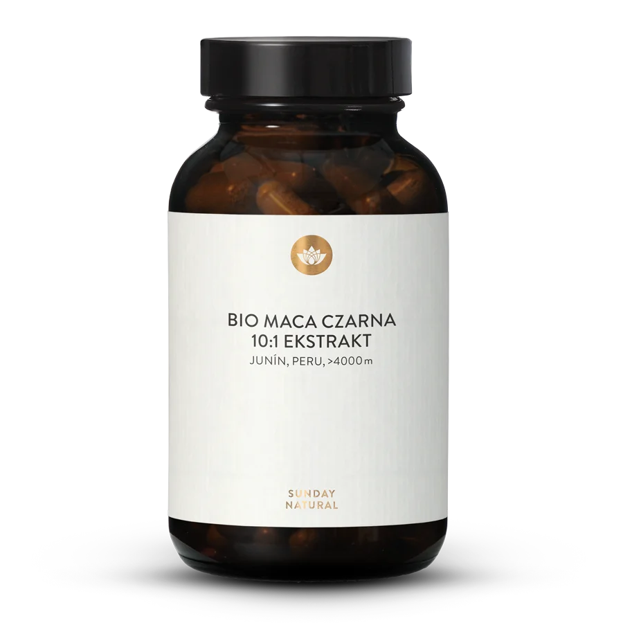 Bio Maca Czarna ekstrakt 10:1 kapsułki 100 kapsułek