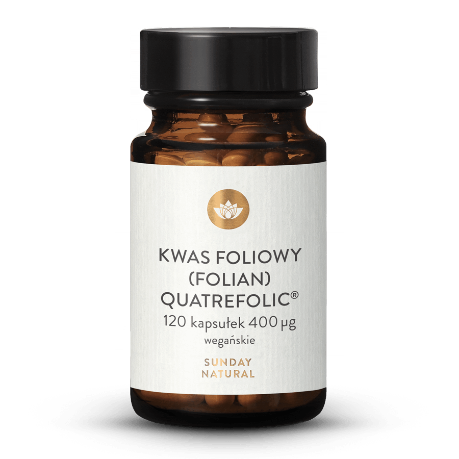 Kwas Foliowy (Folian) Quatrefolic® 400µg Kapsułki 120 kapsułek