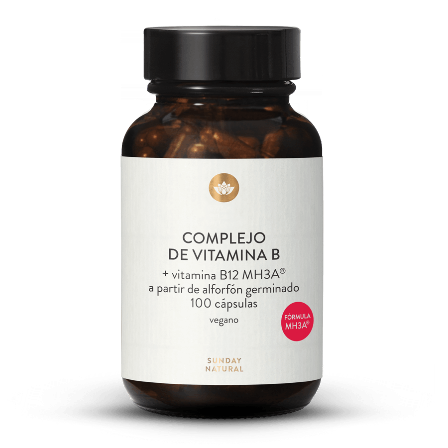 Complejo de vitamina B + B12 MH3A® 100 cápsulas