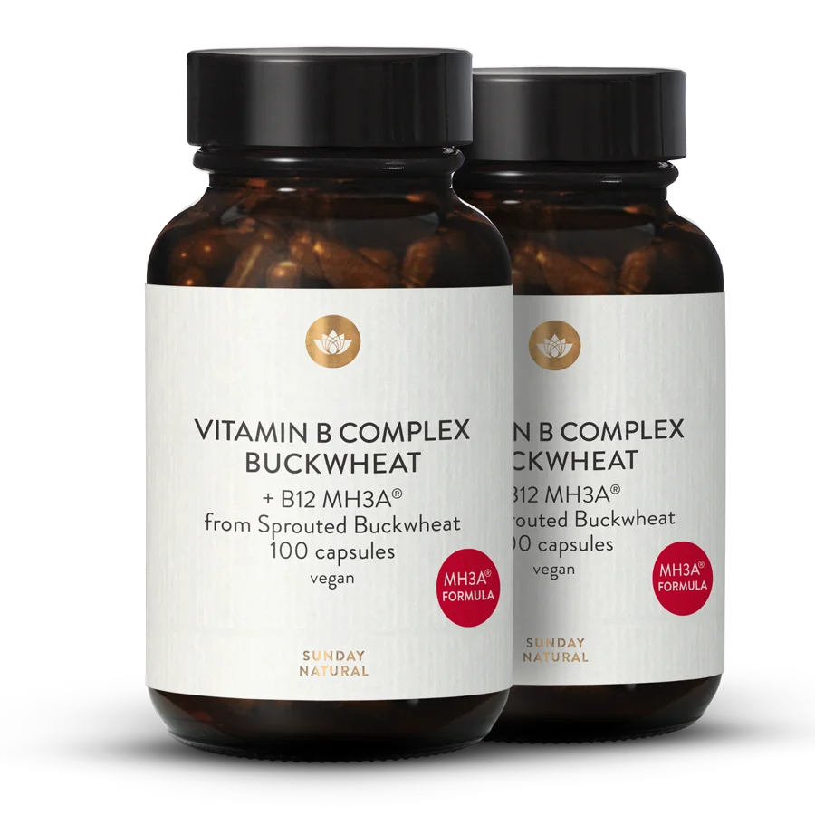 Vitamin B Complex + B12 MH3A® Capsules 2x100 capsules