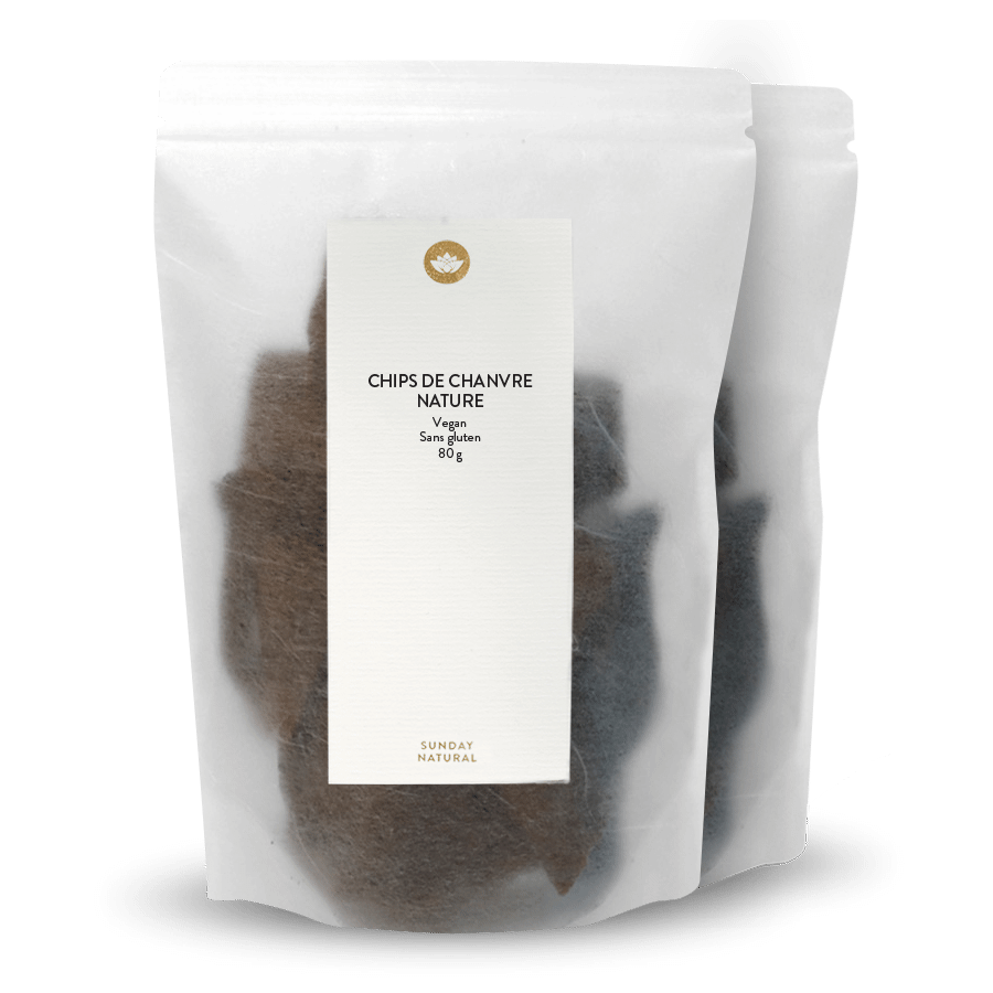 Chips de chanvre nature à la farine de chanvre 2 x 80 g