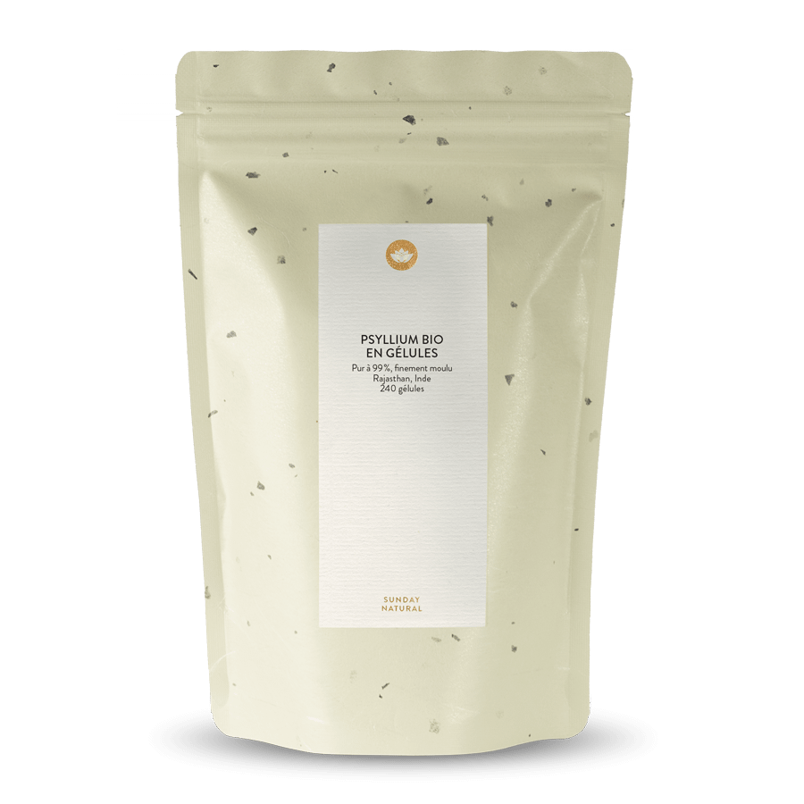 Gélules de psyllium bio 99 % 240 gélules