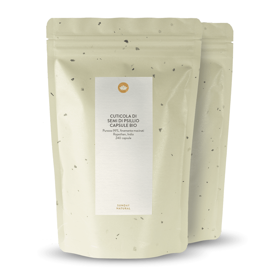 Cuticola di psillio bio in capsule 99% 2 x 240 capsule