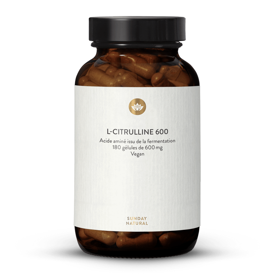 L-citrulline 700 issue de la fermentation, gélules, vegan 180 gélules