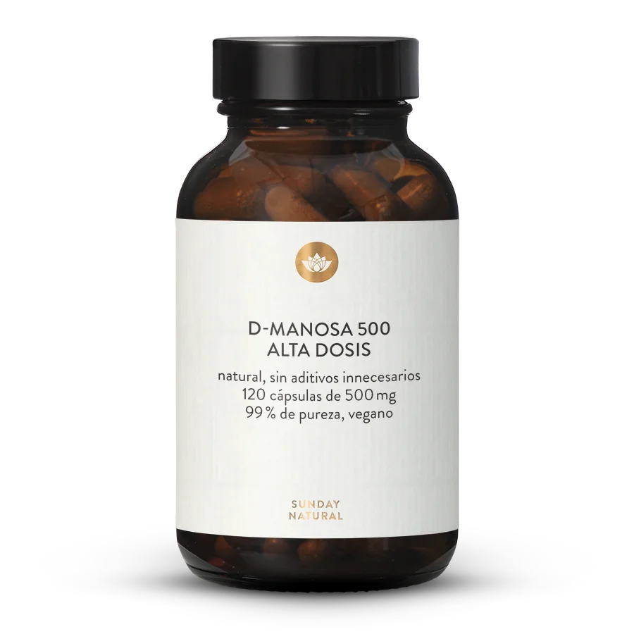 D-manosa 500 mg en cápsulas 120 cápsulas