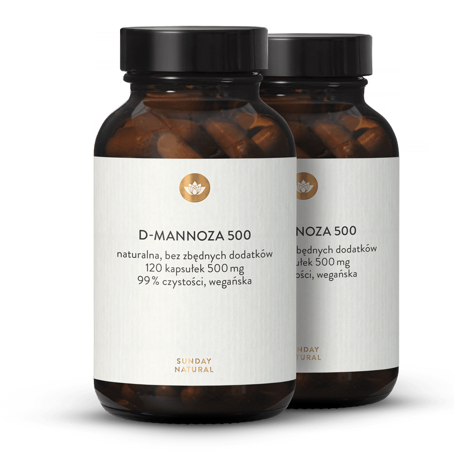 D-mannoza 500 mg kapsułki 2x120 kapsułek
