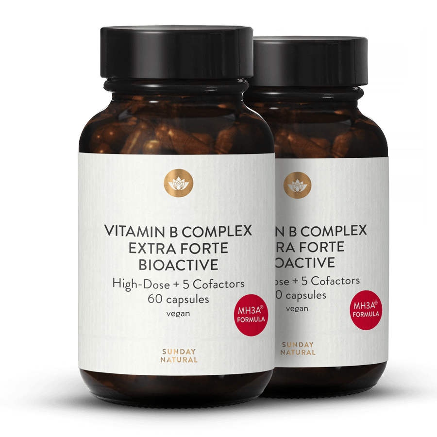 Complejo de vitamina B bioactivo Extra Forte 2x60 cápsulas