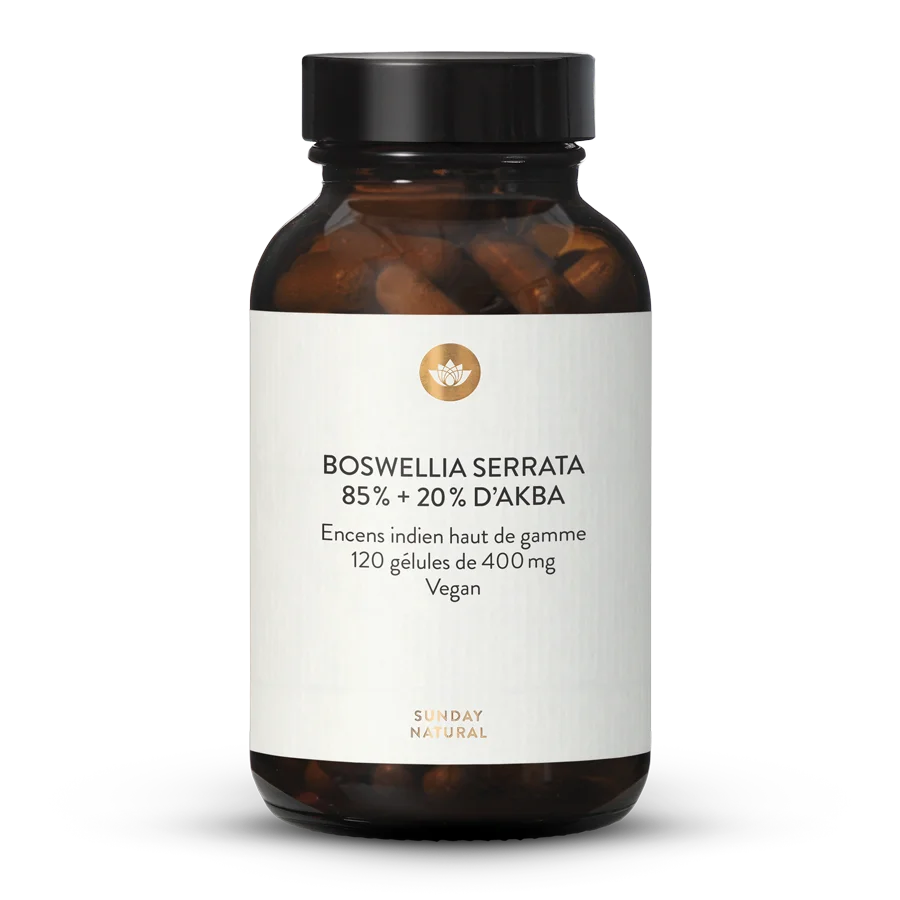 Gélules D'encens De Boswellia Serrata 85 % + d'AKBA 20 % 120 gélules