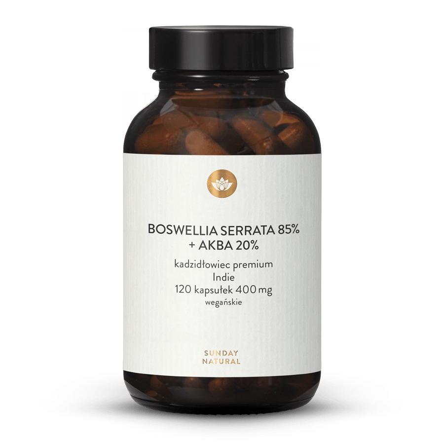 Kadzidłowiec Boswellia Serrata 85% + AKBA 20% Kapsułki 120 kapsułek