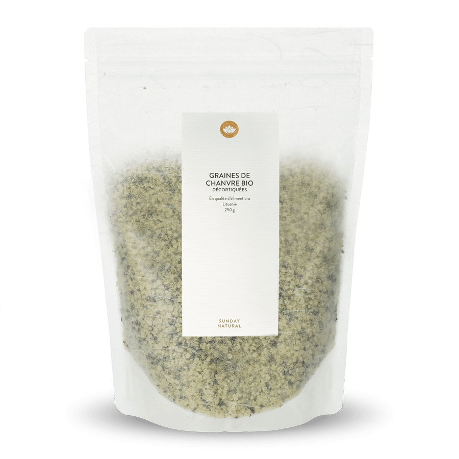 Graines de chanvre bio décortiquées 250 g