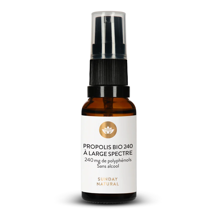 Propolis bio à large spectre - sans alcool 20 ml