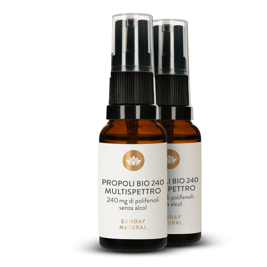 Propoli bio multispettro senza alcool 2 x 20 ml