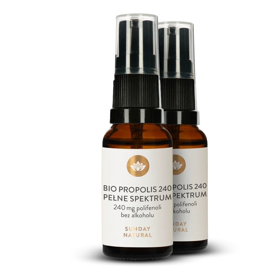 Bio Propolis Pełne Spektrum bez alkoholu 2x20 ml