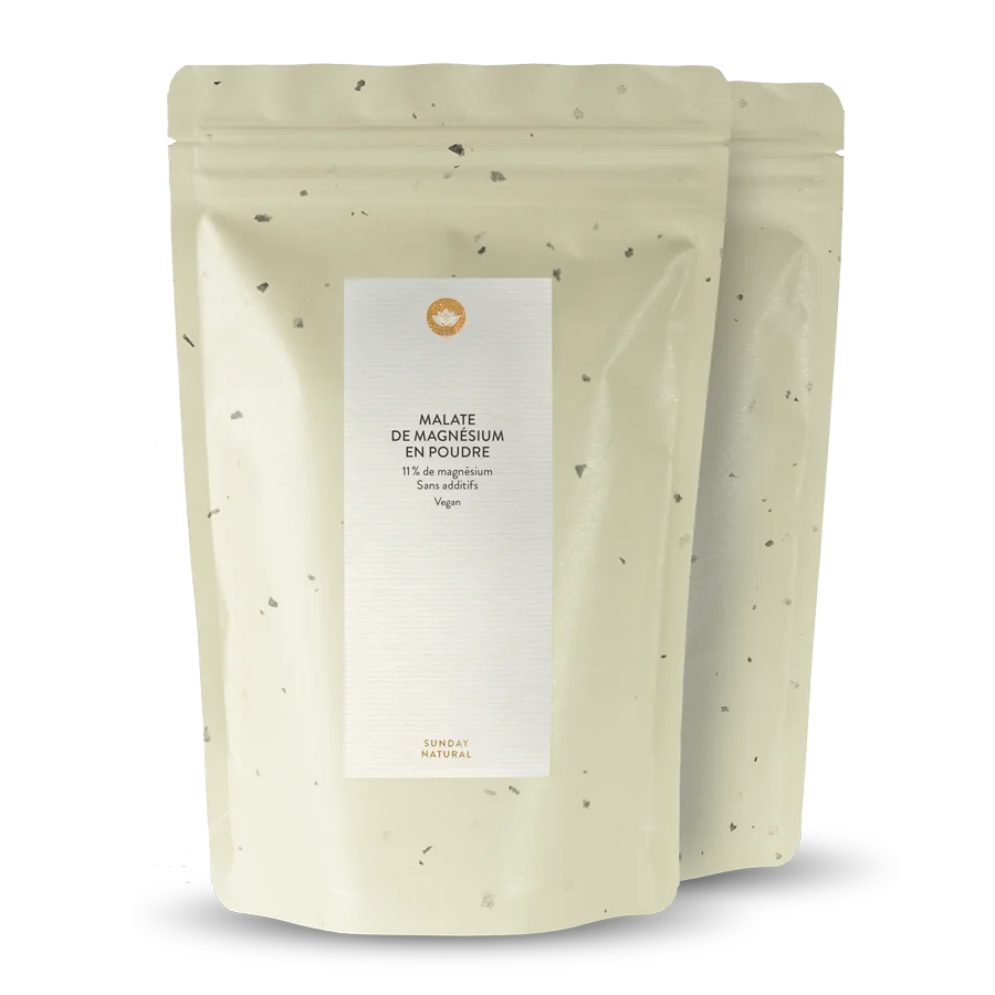 Malate de magnésium en poudre 2 x 300 g