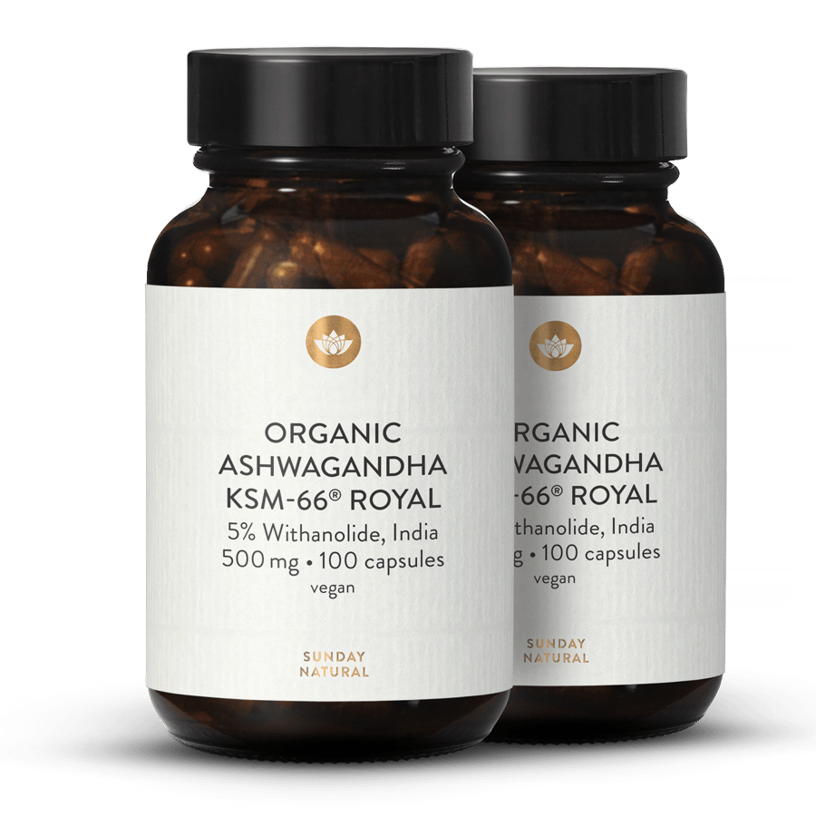 Bio Ashwagandha KSM-66® Royal 2x 100 kapslí
