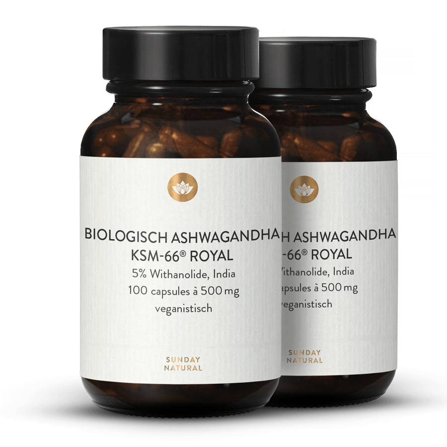 Biologisch Ashwagandha KSM-66® Royal 2x100 capsules