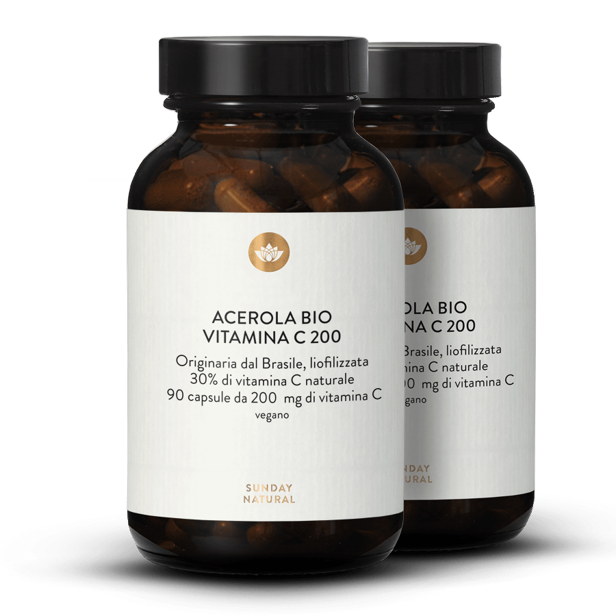 Vitamina C acerola bio 200 mg in capsule 2 x 90 capsule