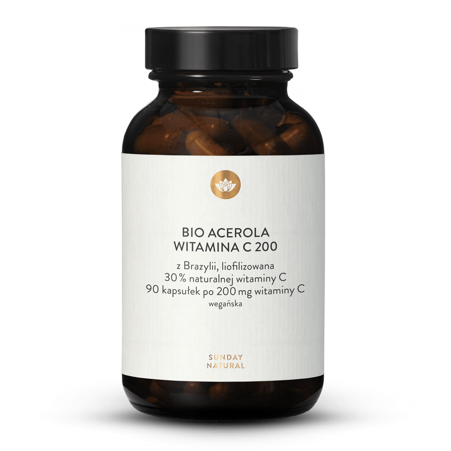 Bio Acerola Witamina C 200 mg Kapsułki 90 kapsułek