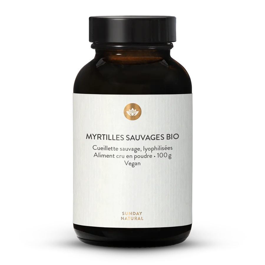 Poudre de myrtilles sauvages bio 100 g